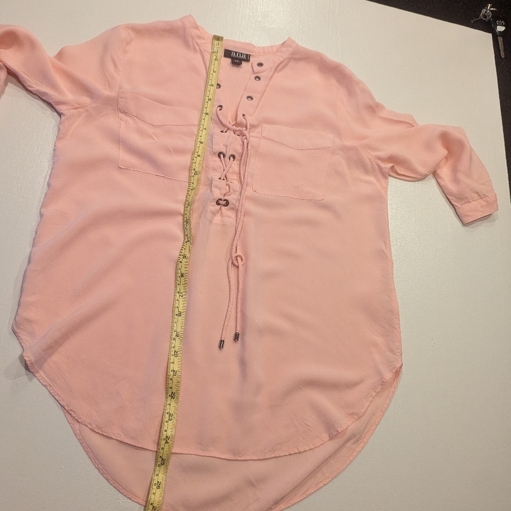 Ana Petite Medium Peach blouse - Picture 3 of 13